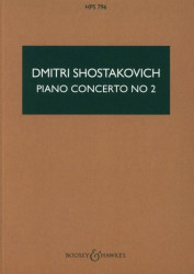 Dmitrij Šostakovič: Piano Concerto No.2 Op.102 (noty, kapesní partitura)