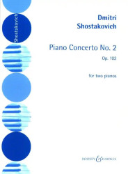 Dmitrij Šostakovič: Piano Concerto No.2 Op.102 (noty na čtyřruční klavír)