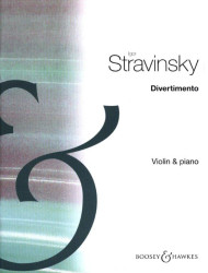 Igor Stravinskij: Divertimento (noty na housle, klavír)