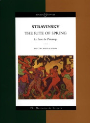 Igor Stravinskij: The Rite of Spring (noty, partitura)