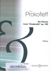 Sergej Prokofjev: 6 Pieces from Cinderella Op. 102 (noty na klavír)