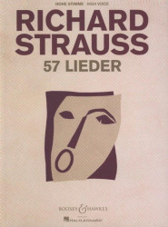 Richard Strauss: 57 Lieder - High Voice (noty na klavír, zpěv)