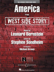 Leonard Bernstein: America From the West Side Story (noty pro školní orchestr, partitura)