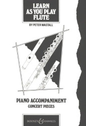 Peter Wastall: Learn As You Play Flute (noty na příčnou flétnu, klavír)