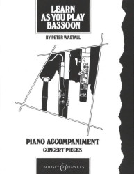 Peter Wastall: Learn As You Play Bassoon (noty na fagot, klavírní doprovod)