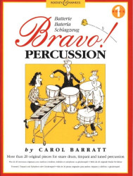 Carol Barratt: Bravo! Percussion 1 (noty na bicí nástroje, klavír)