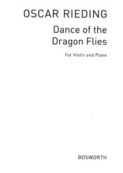 Oskar Rieding: Dance Of The Dragonflies Op.20 (noty na housle, klavír)