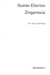 Gustav Ellerton: Zingaresca Op.15 No.2 (noty na housle, klavír)