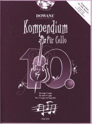 Josef Hofer: Kompendium für Cello 10 (noty na violoncello)(+audio)