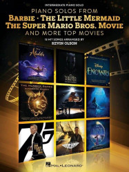 Piano Solos from Barbie, Little Mermaid, Super Mario Bros. Movie & More Top Movies (noty na klavír)