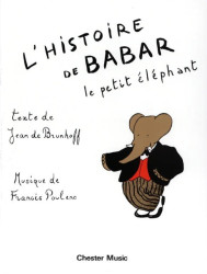 Francis Poulenc: L'Histoire De Babar (noty na klavír, zpěv)