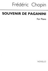 Frédéric Chopin: Souvenir De Paganini (noty na klavír)