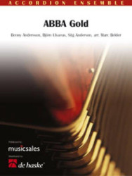 ABBA Gold (noty pro akordeonový soubor, party, partitura)