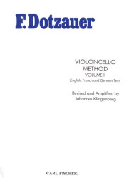 Friedrich Dotzauer: Violoncello Method 1 (noty na violoncello)