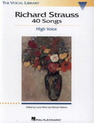 Richard Strauss: 40 Songs - High Voice (noty na klavír, zpěv)