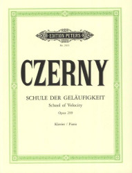 Carl Czerny: Schule der Geläufigkeit op. 299 (noty na klavír)
