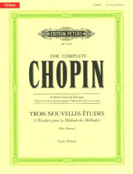Frédéric Chopin: Trois Nouvelles Etudes (noty na klavír)