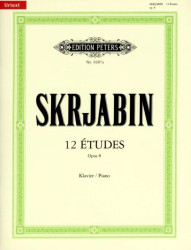 Alexandr Skrjabin: 12 Etudes, Op.8 (noty na klavír)