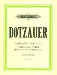 Friedrich Dotzauer: Violoncello Tutor 1 (noty na violoncello)