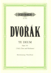 Antonín Dvořák: Te Deum Op.103 (noty na klavír, zpěv)