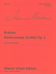 Johannes Brahms: Sonate F sharp major Opus 2 (noty na klavír)
