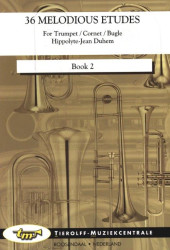 Hippolyte-Jean Duhem: 36 Melodious Etudes Book 2 (noty na trubku, kornet)