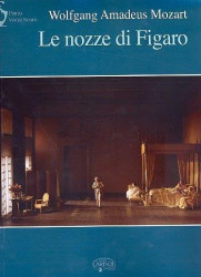 Wolfgang Amadeus Mozart: Le Nozze di Figaro (noty na klavír, zpěv)