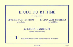 Georges Dandelot: Studies for Rhythm 1 (noty na všechny nástroje)